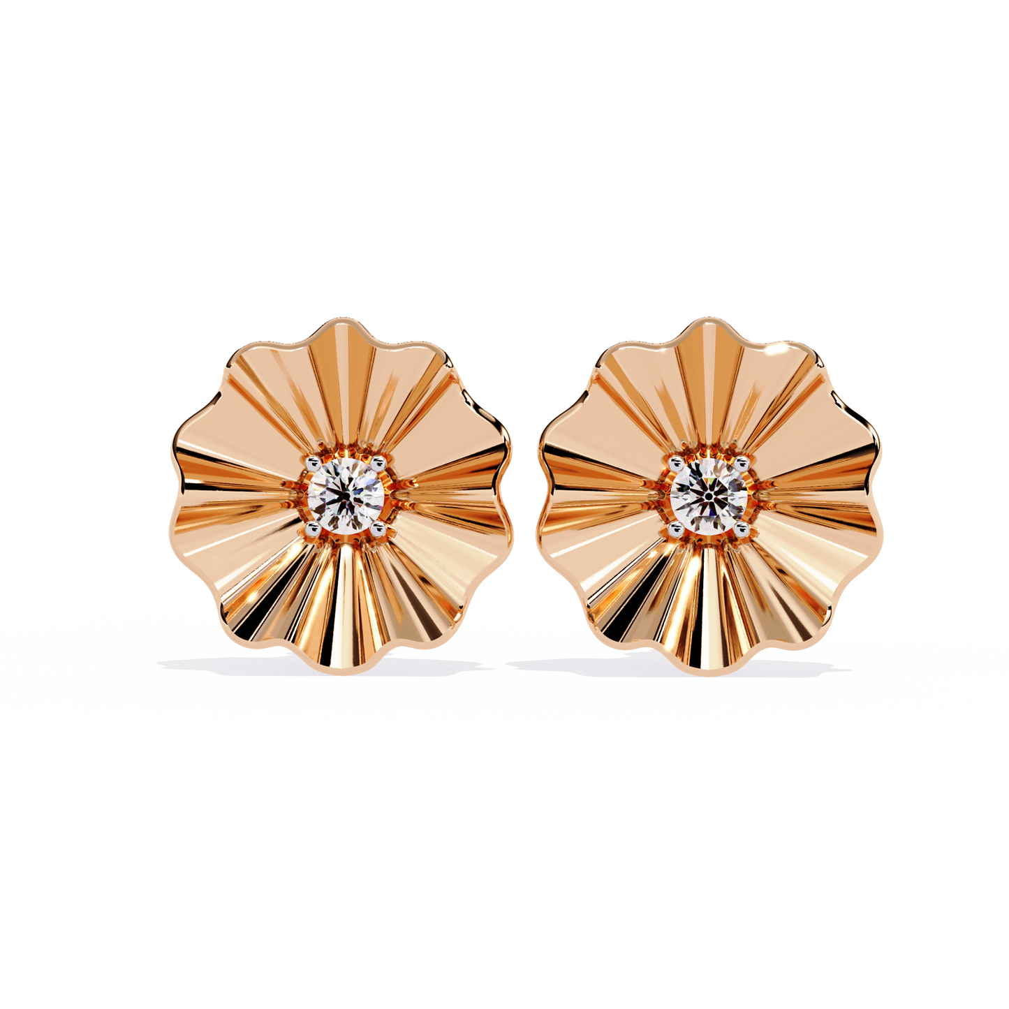 Lunaria Bloom Diamond Earrings
