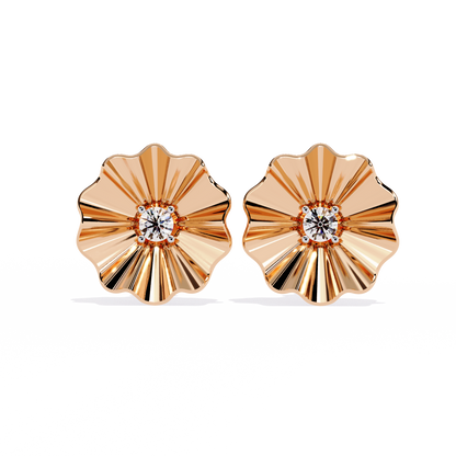 Lunaria Bloom Diamond Earrings