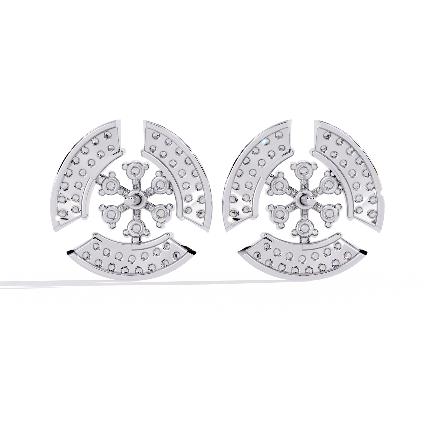Zeromakin Astra Halo Stud Earrings
