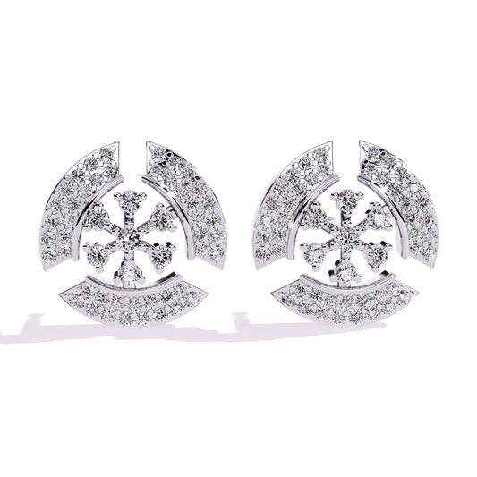 Zeromakin Astra Halo Stud Earrings