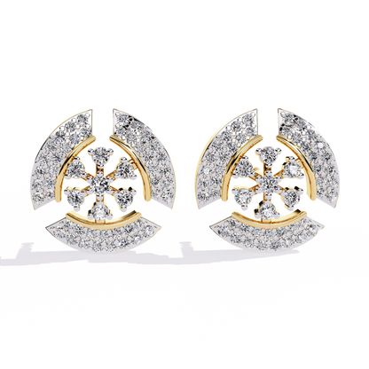 Zeromakin Astra Halo Stud Earrings