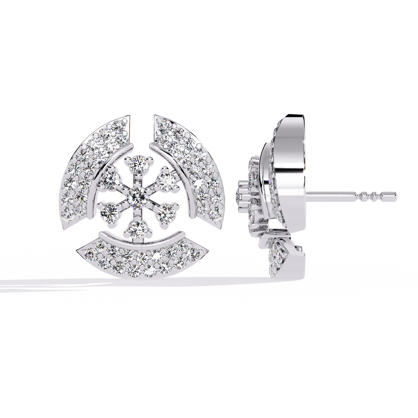 Zeromakin Astra Halo Stud Earrings