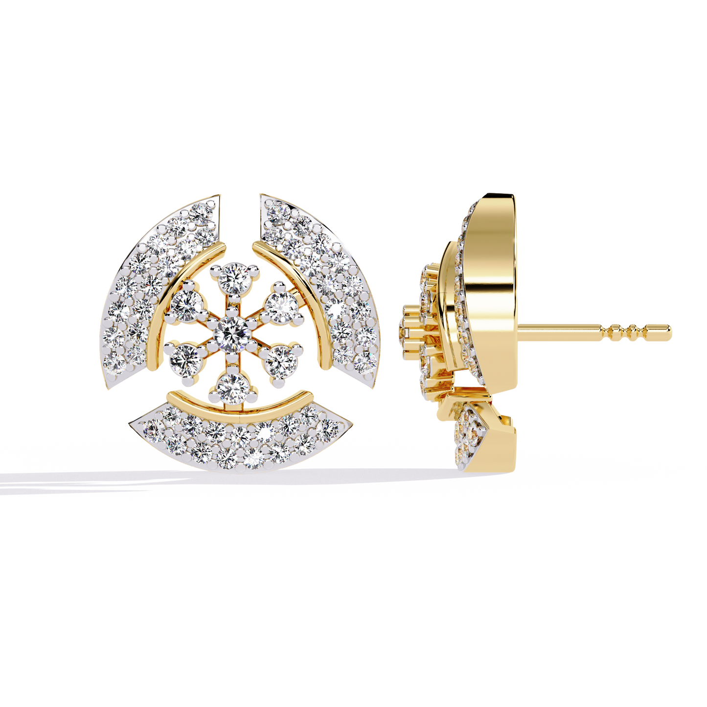 Zeromakin Astra Halo Stud Earrings