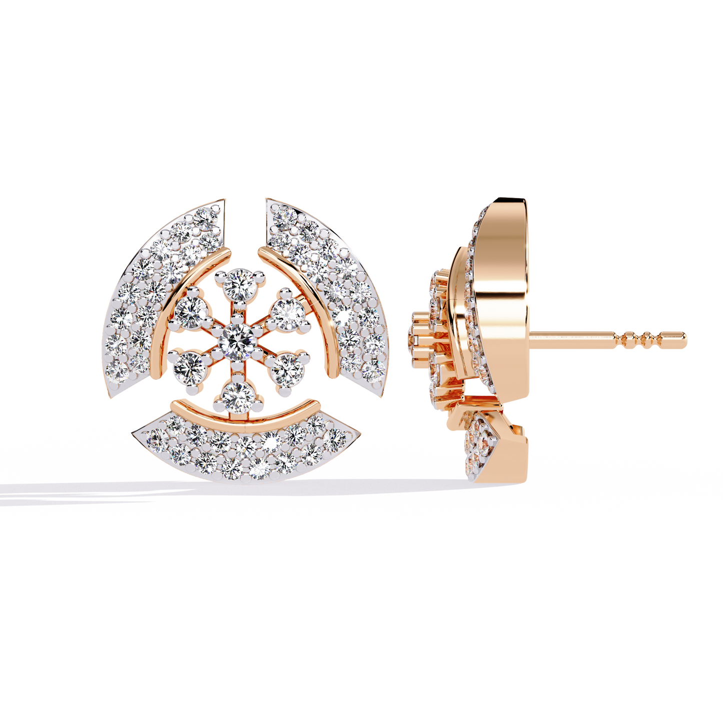 Zeromakin Astra Halo Stud Earrings