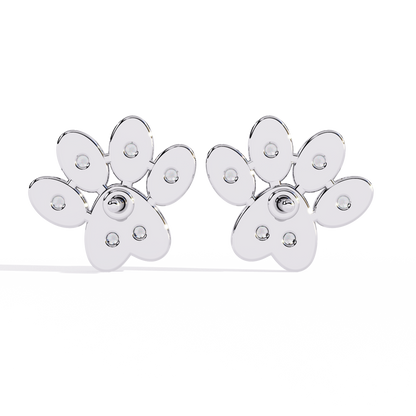 Flora Spark Petal Stud Earrings