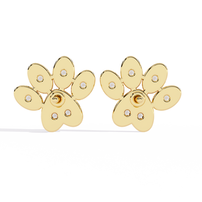 Flora Spark Petal Stud Earrings