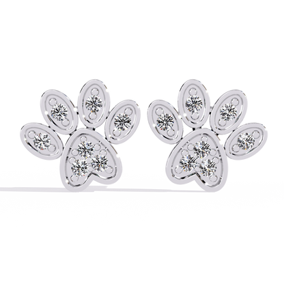 Flora Spark Petal Stud Earrings
