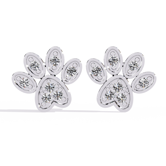 Flora Spark Petal Stud Earrings