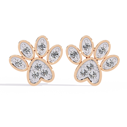 Flora Spark Petal Stud Earrings