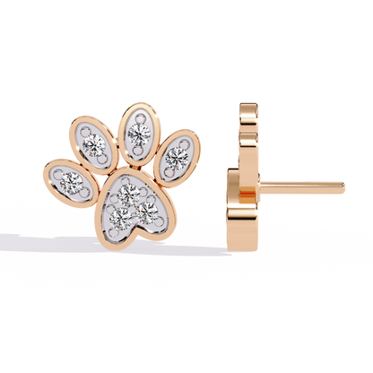 Flora Spark Petal Stud Earrings