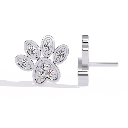 Flora Spark Petal Stud Earrings