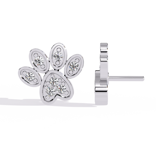 Flora Spark Petal Stud Earrings