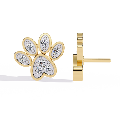 Flora Spark Petal Stud Earrings