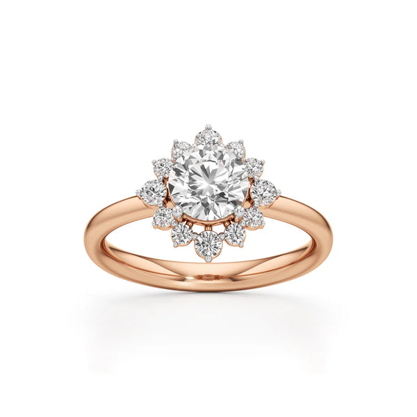 1.25Ct Brilliant Round Halo Ring