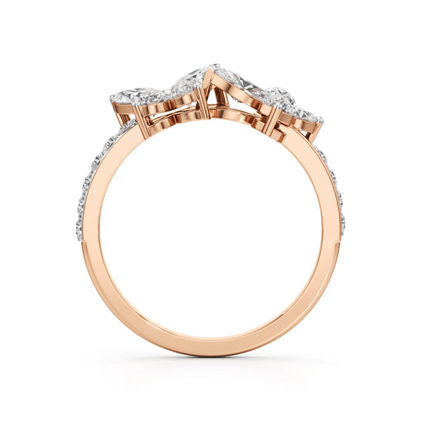 Butterfly Bloom Diamond Ring