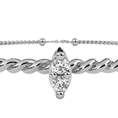 Twisted evelyn bracelet