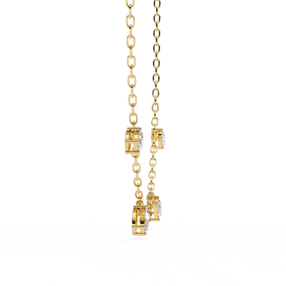 Celeste Drop Diamond Necklace