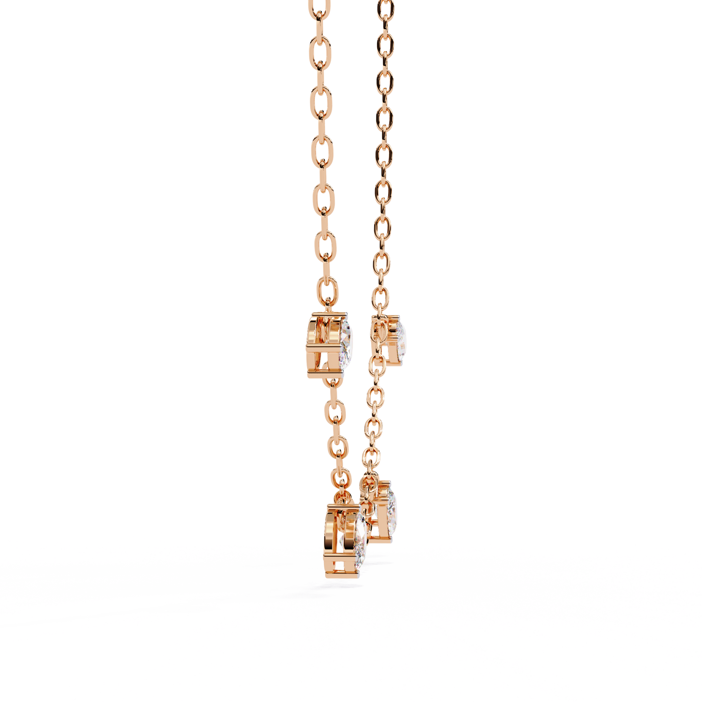 Celeste Drop Diamond Necklace