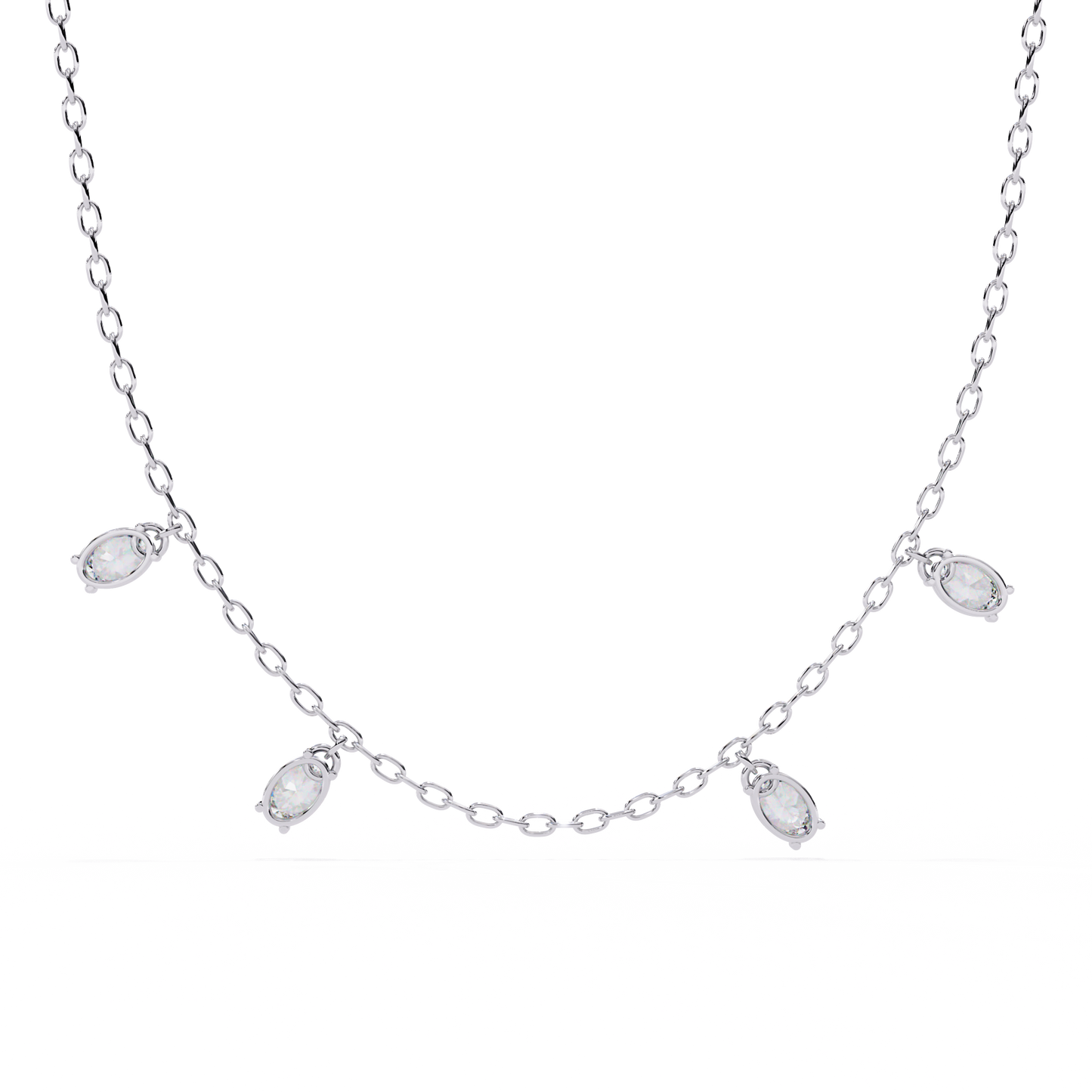 Celeste Drop Diamond Necklace