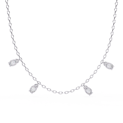 Celeste Drop Diamond Necklace