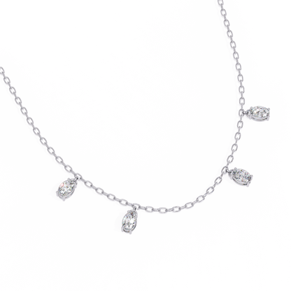 Celeste Drop Diamond Necklace