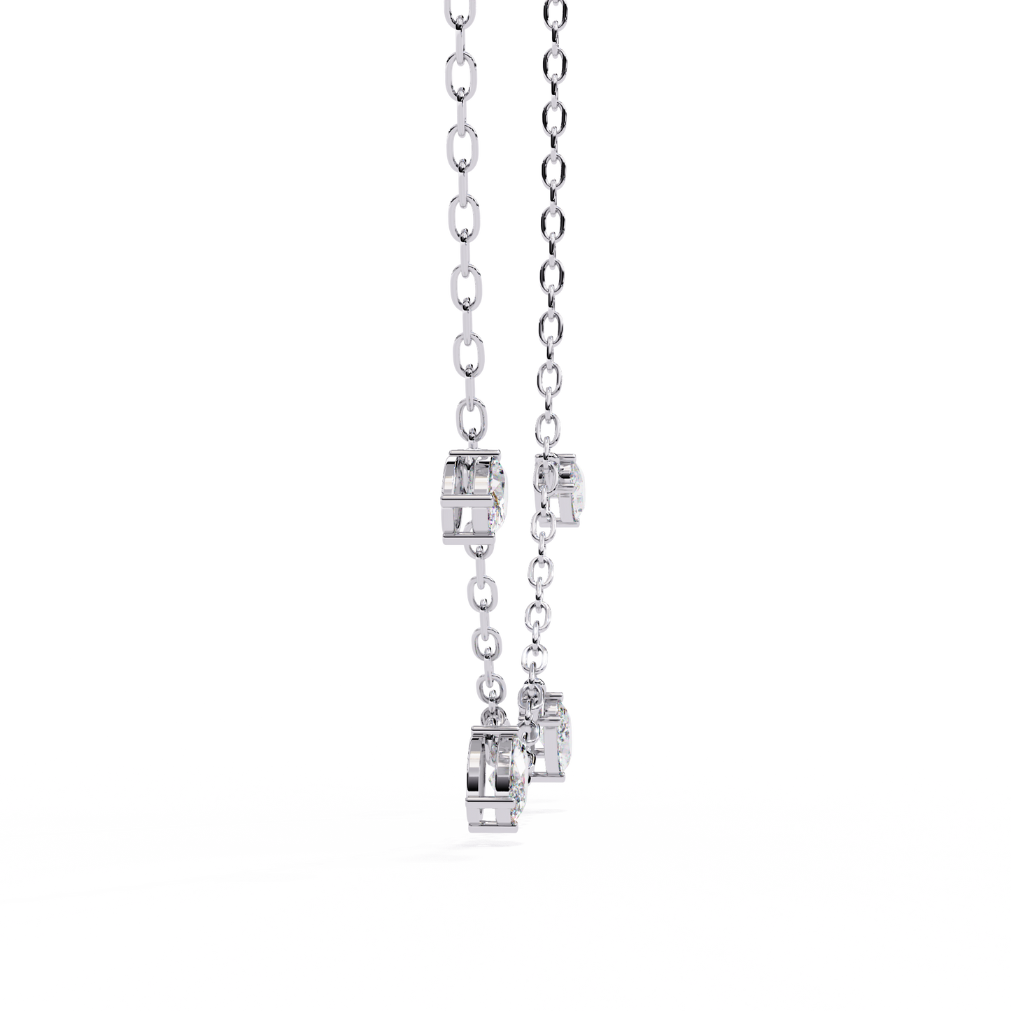 Celeste Drop Diamond Necklace