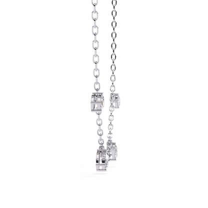 Celeste Drop Diamond Necklace
