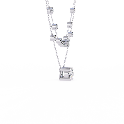 Eternal Radiance Layered Diamond Necklace