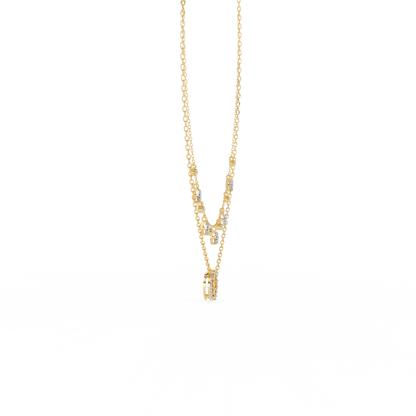 Eternal Orbit Diamond Layered Necklace