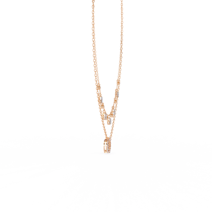 Eternal Orbit Diamond Layered Necklace