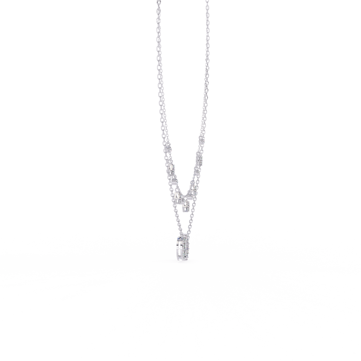 Eternal Orbit Diamond Layered Necklace