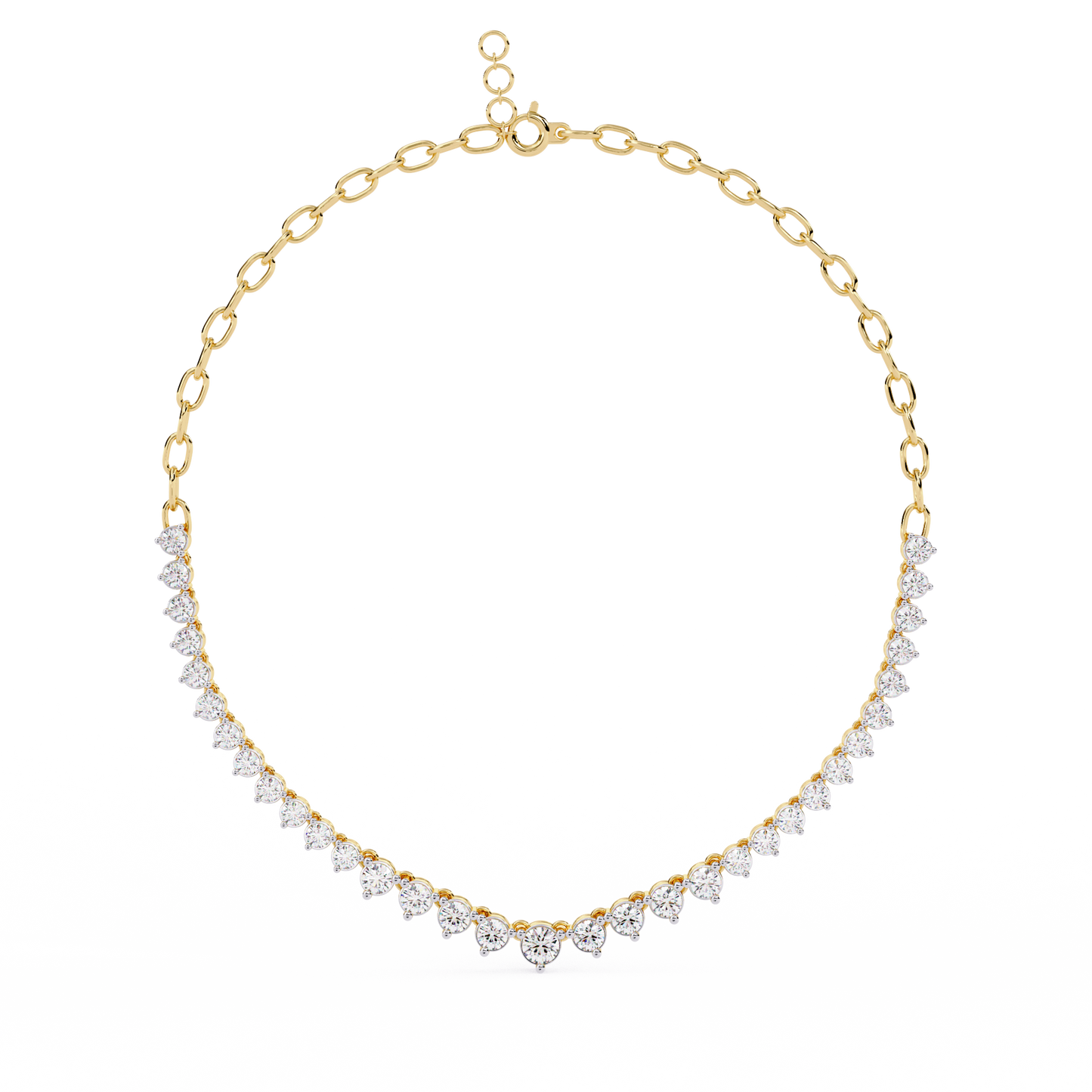 Celeste Halo Drop Necklace