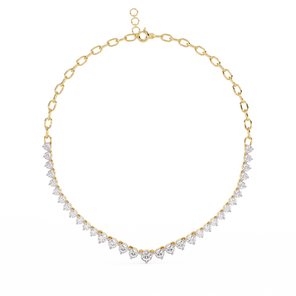 Celeste Halo Drop Necklace