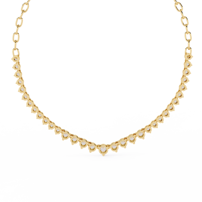 Celeste Halo Drop Necklace