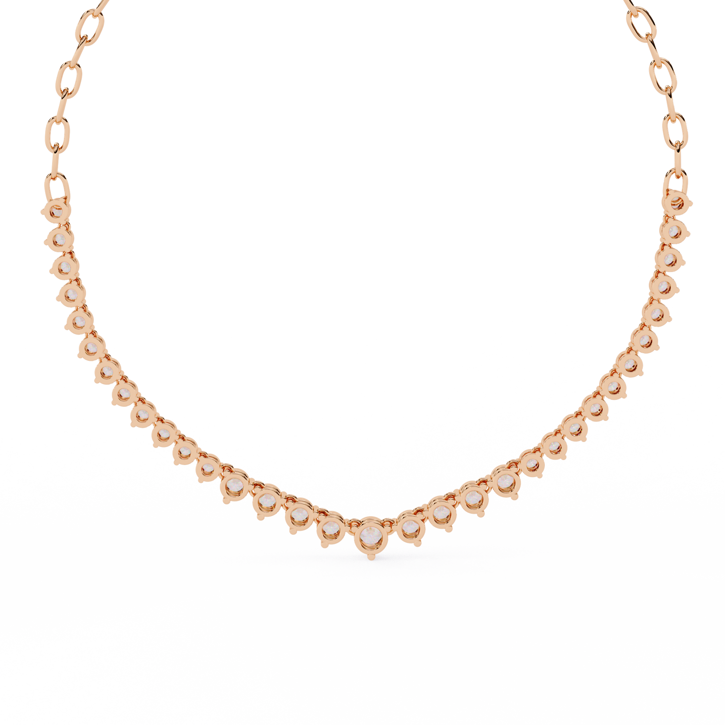 Celeste Halo Drop Necklace