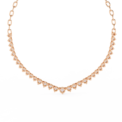 Celeste Halo Drop Necklace