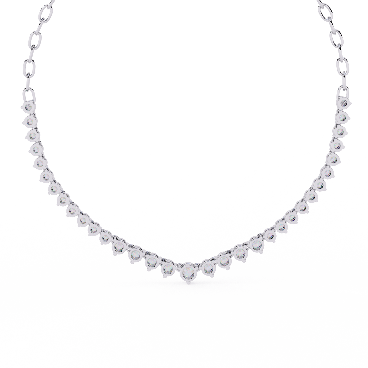 Celeste Halo Drop Necklace