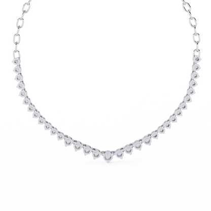 Celeste Halo Drop Necklace