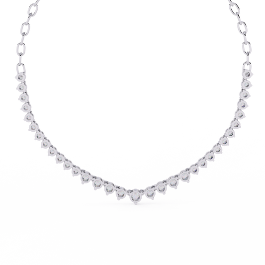 Celeste Halo Drop Necklace