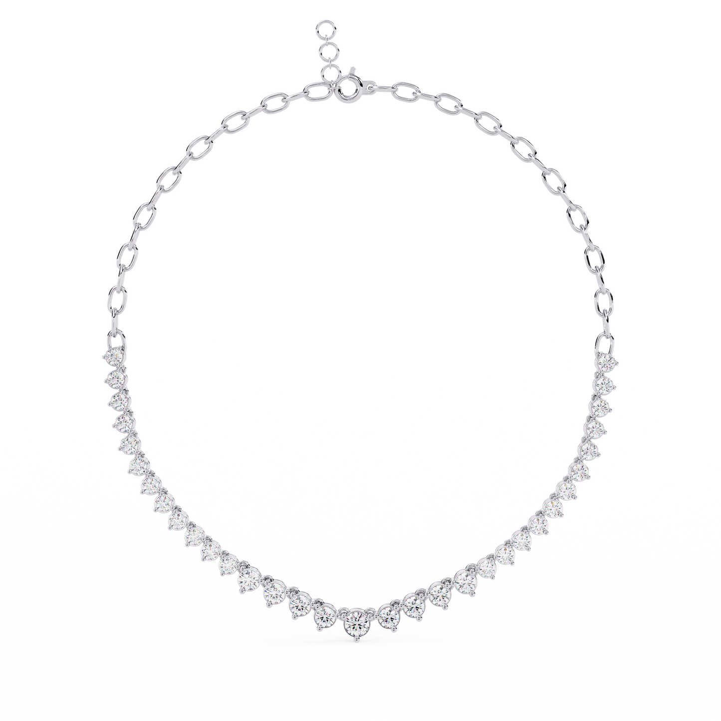 Celeste Halo Drop Necklace