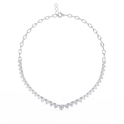 Celeste Halo Drop Necklace