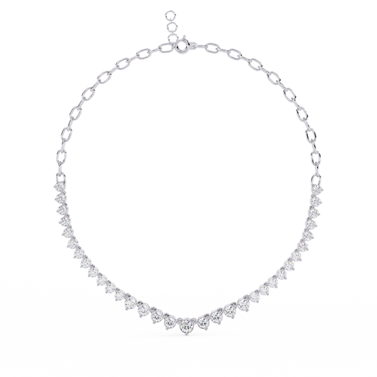 Celeste Halo Drop Necklace