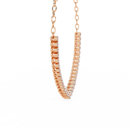 Celeste Halo Drop Necklace