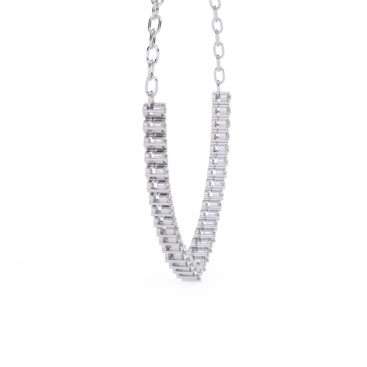 Celeste Halo Drop Necklace