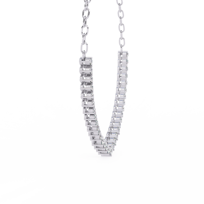 Celeste Halo Drop Necklace
