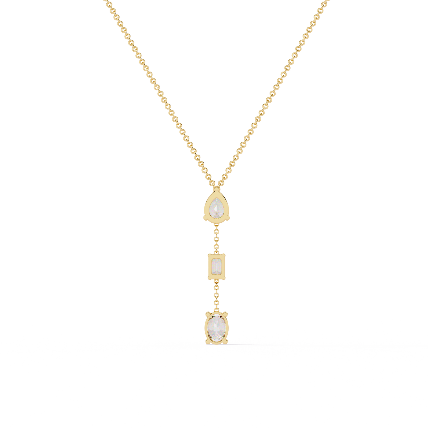 Zeromakin Celeste Drop Necklace