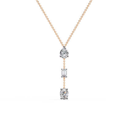 Zeromakin Celeste Drop Necklace