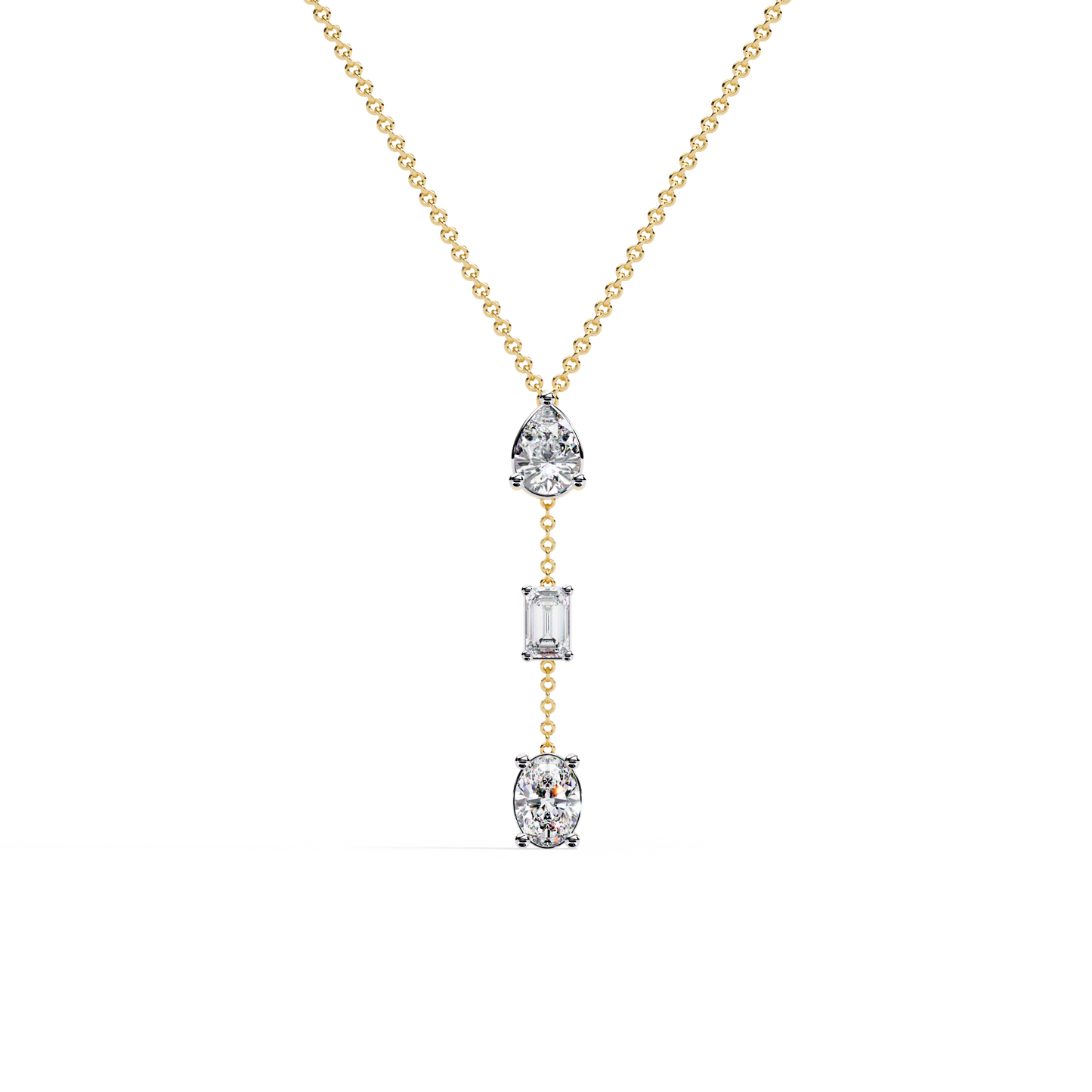 Zeromakin Celeste Drop Necklace