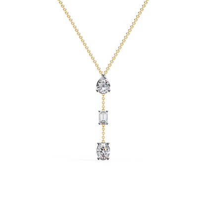 Zeromakin Celeste Drop Necklace