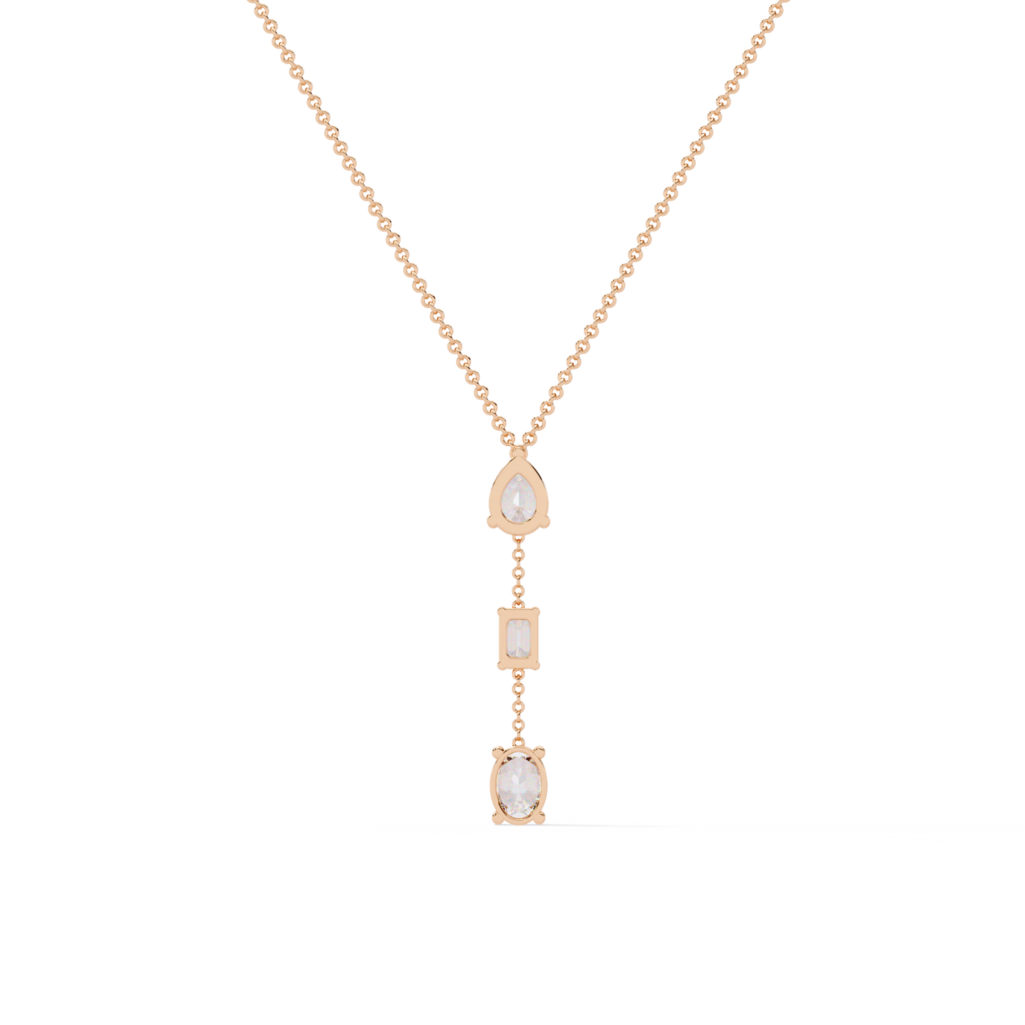 Zeromakin Celeste Drop Necklace